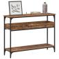 Preview: Konsolentisch mit Regal Altholz 100 x 29 x 75 cm Holzwerkstoff
