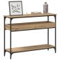 Preview: Konsolentisch Eiche handwerklich 100 x 29 x 75 cm Holzwerkstoff