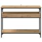 Preview: Konsolentisch Eiche handwerklich 100 x 29 x 75 cm Holzwerkstoff