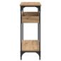 Preview: Konsolentisch Eiche handwerklich 100 x 29 x 75 cm Holzwerkstoff