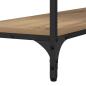 Preview: Konsolentisch Eiche handwerklich 100 x 29 x 75 cm Holzwerkstoff