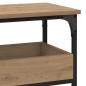 Preview: Konsolentisch Eiche handwerklich 100 x 29 x 75 cm Holzwerkstoff
