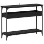 Preview: Konsolentisch Schwarze Eiche 100 x 29 x 75 cm Holzwerkstoff