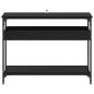 Preview: Konsolentisch Schwarze Eiche 100 x 29 x 75 cm Holzwerkstoff