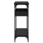 Preview: Konsolentisch Schwarze Eiche 100 x 29 x 75 cm Holzwerkstoff