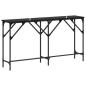 Preview: Konsolentisch Schwarze Eiche 140 x 29 x 75 cm Holzwerkstoff
