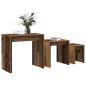 Preview: Nesting Couchtisch 3 pcs Altholz 60 x 35 x 56 cm Holzwerkstoff