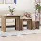 Preview: ARDEBO.de - Nesting Couchtisch 3 pcs Eiche handwerklich 60 x 35 x 56 cm