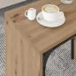 Preview: Nesting Couchtisch 3 pcs Eiche handwerklich 60 x 35 x 56 cm