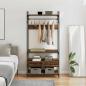 Preview: ARDEBO.de - Kleiderschrank Altholz 89 x 39 x 184.5 cm Holzwerkstoff