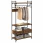 Preview: Kleiderschrank Altholz 89 x 39 x 184.5 cm Holzwerkstoff