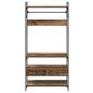 Preview: Kleiderschrank Altholz 89 x 39 x 184.5 cm Holzwerkstoff