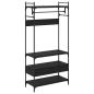 Preview: Kleiderschrank Schwarze Eiche 89 x 39 x 184.5 cm Holzwerkstoff