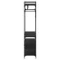 Preview: Kleiderschrank Schwarze Eiche 89 x 39 x 184.5 cm Holzwerkstoff