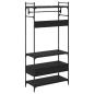 Preview: Kleiderschrank Schwarze Eiche 89 x 39 x 184.5 cm Holzwerkstoff