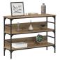 Preview: Konsolentisch Eiche handwerklich 100 x 32 x 75 cm Holzwerkstoff