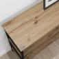 Preview: Konsolentisch Eiche handwerklich 100 x 32 x 75 cm Holzwerkstoff