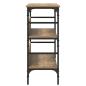 Preview: Konsolentisch Eiche handwerklich 100 x 32 x 75 cm Holzwerkstoff