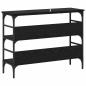 Preview: Konsolentisch Schwarze Eiche 100 x 32 x 75 cm Holzwerkstoff