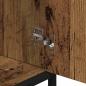 Preview: Badezimmer Waschbecken Schrank mit Tür Altholz 65 x 33 x 60 cm