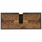 Preview: Badezimmerschrank Altholz 80 x 33 x 60 cm Holzwerkstoff