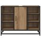 Preview: Badezimmer Waschbecken Schrank mit Regal Eiche handwerklich