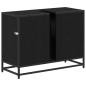 Preview: Badezimmer Waschbecken Schrank Schwarze Eiche 80 x 33 x 60 cm