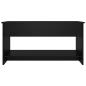 Preview: Couchtisch Schwarz 102x50x52,5 cm Holzwerkstoff
