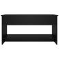 Preview: Couchtisch Schwarz 102x50x52,5 cm Holzwerkstoff