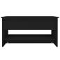 Preview: Couchtisch Schwarz 80x50x40 cm Holzwerkstoff