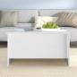 Preview: Couchtisch Weiß 80x55,5x41,5 cm Holzwerkstoff