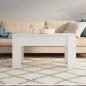 Preview: Couchtisch Weiß 101x49x52 cm Holzwerkstoff