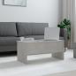 Preview: Couchtisch Betongrau 102x50,5x46,5 cm Holzwerkstoff