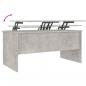 Preview: Couchtisch Betongrau 102x50,5x46,5 cm Holzwerkstoff