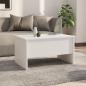 Preview: Couchtisch Weiß 80x50x42,5 cm Holzwerkstoff