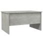 Preview: Couchtisch Betongrau 80x50x42,5 cm Holzwerkstoff