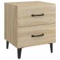 Preview: Nachttisch Sonoma-Eiche 40x35x47,5 cm