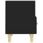 Preview: ARDEBO.de - Nachttische 2 Stk. Schwarz 40x35x47 cm