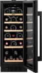 Preview: AEG AWUS020B5B 5000 Weintemperierschrank, 29,5 cm breit, 20 Standardweinflaschen, LED Beleuchtung, 6 Holzablagen, schwarz