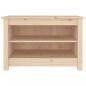 Preview: Schuhbank 70x38x45,5 cm Massivholz Kiefer