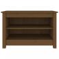 Preview: Schuhbank Honigbraun 70x38x45,5 cm Massivholz Kiefer