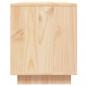 Preview: TV-Schrank 110,5x35x44 cm Massivholz Kiefer