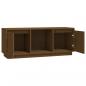 Preview: TV-Schrank Honigbraun 110,5x35x44 cm Massivholz Kiefer