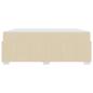 Preview: Bettgestell mit Matratze Creme 180 x 200 cm Stoff