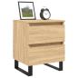 Preview: Nachttisch Sonoma-Eiche 40x35x50 cm Holzwerkstoff