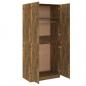 Preview: Kleiderschrank Räuchereiche 90x52x200 cm Holzwerkstoff