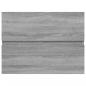Preview: Waschbeckenunterschrank Grau Sonoma 60x38,5x45 cm Holzwerkstoff