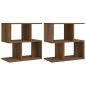 Preview: Nachttische 2Stk. Braun Eichen-Optik 50x30x51,5cm Holzwerkstoff