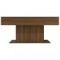 Preview: Couchtisch Braun Eichen-Optik 96x50x45 cm Holzwerkstoff