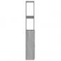 Preview: Badschrank Grau Sonoma 25x26,5x170 cm Holzwerkstoff